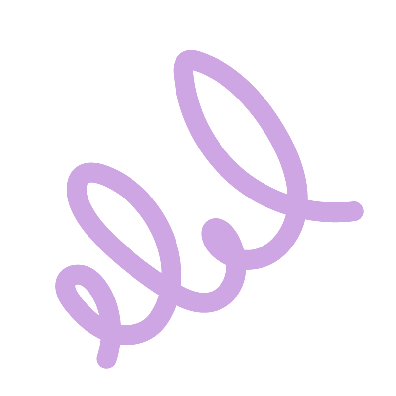 forma abstracta lila